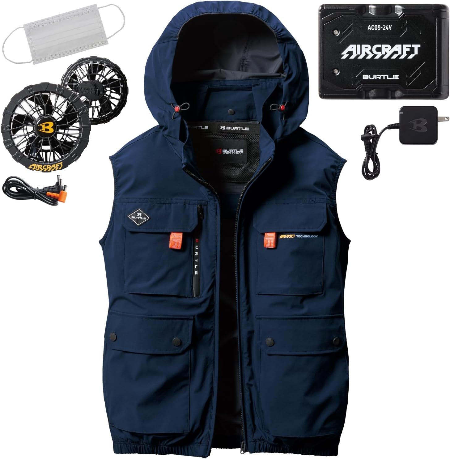 enson 水冷服 空調服 冷却ベスト Lサイズ アウトドア 熱中症対策 enson